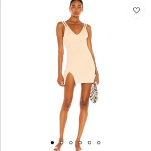 Camila Coelho Yara Dress size small color macadamia